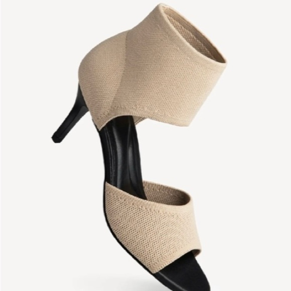 Elegant Beige Women's Heels